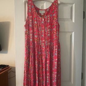Ladies sleeveless sz XL summer dress.